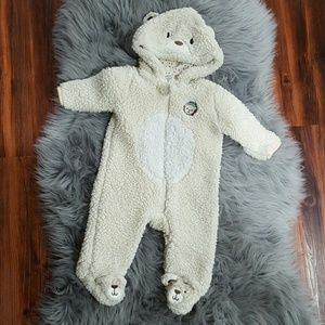 hooded bear suit 3-6 months